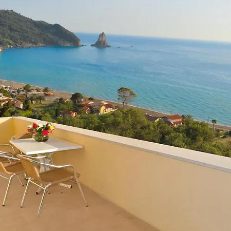 Maria With Pool And Panorama View - Agios Gordios * Agios Gordios (Corfu)