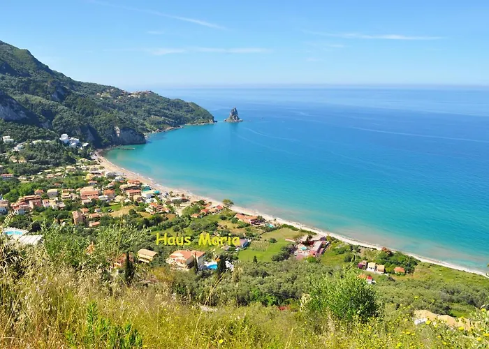 Maria With Pool And Panorama View - Agios Gordios * アギオス・ゴルディオス