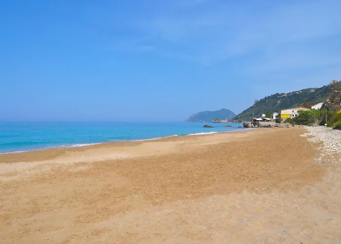 Maria With Pool And Panorama View - Agios Gordios アパート